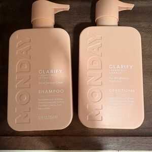 Monday Clarify Shampoo and Conditioner Set - Pink